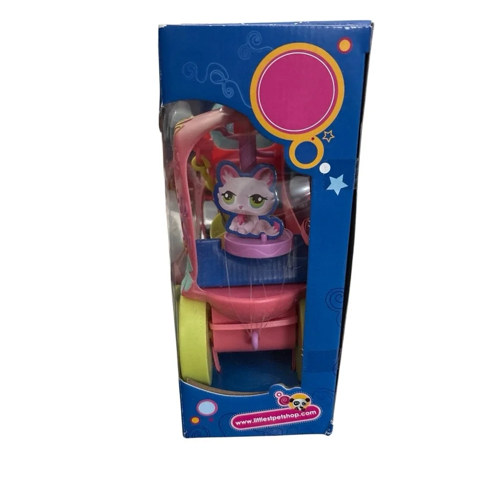 Hasbro Littlest Pet Shop Lps Paw Powered Cruiser Pet #1341 Retired 2009 New